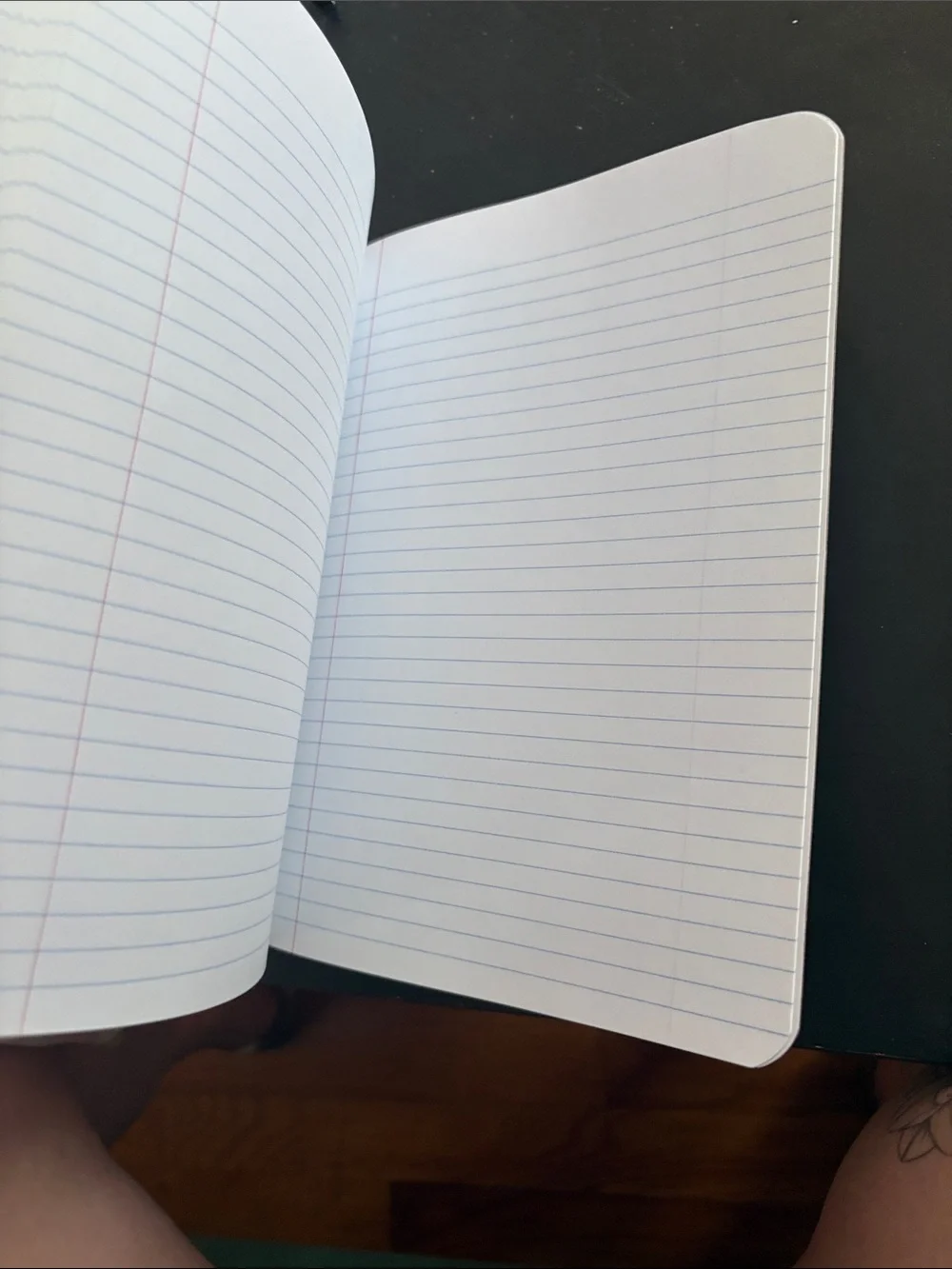 Composition Book — Red Floral Cover
